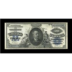 Fr. 321 $20 1891 Silver Certificate Very Fine. A nice e