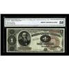 Image 1 : Fr. 347 $1 1890 Treasury Note CGA About Uncirculated 58