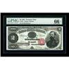 Image 1 : Fr. 357 $2 1891 Treasury Note PMG Gem Uncirculated 66 E