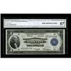 Image 1 : Fr. 710 $1 1918 Federal Reserve Bank Note CGA Gem Uncir