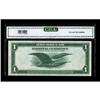 Image 2 : Fr. 710 $1 1918 Federal Reserve Bank Note CGA Gem Uncir