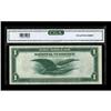 Image 2 : Fr. 710 $1 1918 Federal Reserve Bank Note CGA Gem Uncir