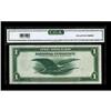 Image 2 : Fr. 712 $1 1918 Federal Reserve Bank Note CGA Gem Uncir