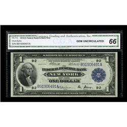 Fr. 713 $1 1918 Federal Reserve Bank Note CGA Gem Uncir