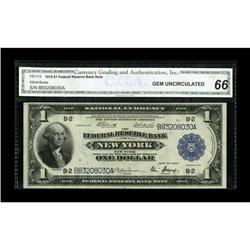 Fr. 713 $1 1918 Federal Reserve Bank Note CGA Gem Uncir