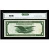 Image 2 : Fr. 727 $1 1918 Federal Reserve Bank Note CGA Gem Uncir
