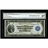 Image 1 : Fr. 729 $1 1918 Federal Reserve Bank Note CGA Gem Uncir