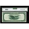 Image 2 : Fr. 729 $1 1918 Federal Reserve Bank Note CGA Gem Uncir