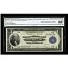 Image 1 : Fr. 737 $1 1918 Federal Reserve Bank Note CGA Gem Uncir