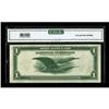 Image 2 : Fr. 737 $1 1918 Federal Reserve Bank Note CGA Gem Uncir