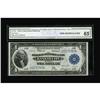Image 1 : Fr. 739 $1 1918 Federal Reserve Bank Note CGA Gem Uncir