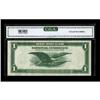 Image 2 : Fr. 740 $1 1918 Federal Reserve Bank Note CGA Gem Uncir