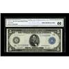 Image 1 : Fr. 871a $5 1914 Federal Reserve Note CGA Gem Uncircula