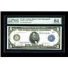Image 1 : Fr. 879a $5 1914 Federal Reserve Note PMG Choice Uncirc