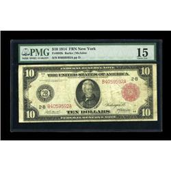 Fr. 893b $10 1914 Red Seal Federal Reserve Note Fine. O