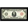 Image 1 : Fr. 898b $10 1914 Red Seal Federal Reserve Note Fine. T