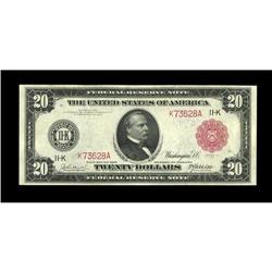 Fr. 962 $20 1914 Red Seal Federal Reserve Note Choice A