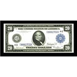 Fr. 977 $20 1914 Federal Reserve Note Extremely Fine-Ab