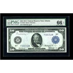 Fr. 1044 $50 1914 Federal Reserve Note PMG Gem Uncircul