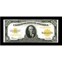 Fr. 1173 $10 1922 Gold Certificate Extremely Fine. A bi
