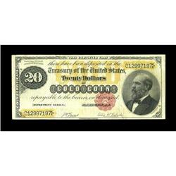 Fr. 1178 $20 1882 Gold Certificate Fine. A few pinholes