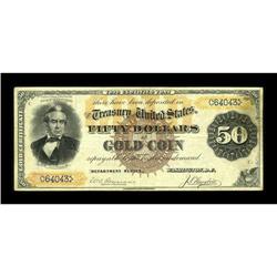 Fr. 1192 $50 1882 Gold Certificate.