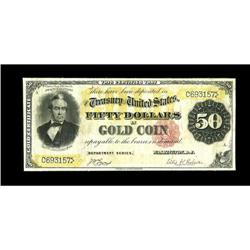 Fr. 1193 $50 1882 Gold Certificate Fine-Very Fine. Full