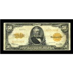 Fr. 1200 $50 1922 Gold Certificate Fine. A solid, probl