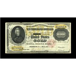 Fr. 1225 $10000 1900 Gold Certificate Extremely Fine. T
