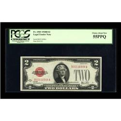Fr. 1503 $2 1928B Legal Tender Note. PCGS Choice About