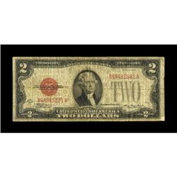 Fr. 1505 $2 1928D Legal Tender Note. Very Good-Fine.A w