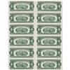 Image 2 : Fr. 1508 $2 1928G Legal Tender Notes. Uncut Sheet of 12