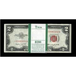 Fr. 1511 $2 1953B Legal Tender Notes. Original Pack of
