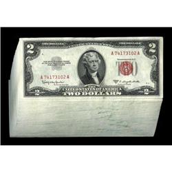 Fr. 1512 $2 1953C Legal Tender Notes. 75 Examples Choic