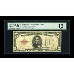 Fr. 1526* $5 1928A Legal Tender Note. PMG Fine 12.This