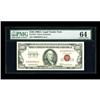 Image 1 : Fr. 1551 $100 1966A Legal Tender Note. PMG Choice Uncir