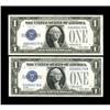 Image 1 : Fr. 1601 $1 1928A Silver Certificates. Two Examples. Ge