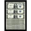 Image 1 : Fr. 1608 $1 1935A Mule Silver Certificates. Ten Consecu