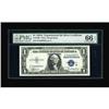 Image 1 : Fr. 1609 $1 1935A R Silver Certificate. PMG Gem Uncircu