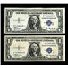 Image 1 : Fr. 1609, Fr. 1610 $1 1935A R & S Silver Certificates.