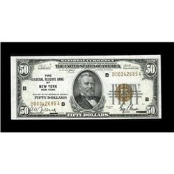 Fr. 1890-B $100 1929 Federal Reserve Bank Note. Choice