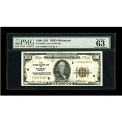 Fr. 1890-E $100 1929 Federal Reserve Bank Note. PMG Cho