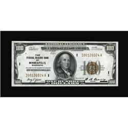 Fr. 1890-I $100 1929 Federal Reserve Bank Note. Choice