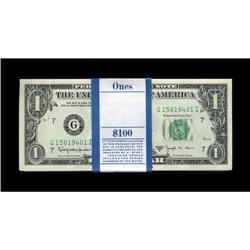 Fr. 1902-B $1 1963B Federal Reserve Notes. Original Pac
