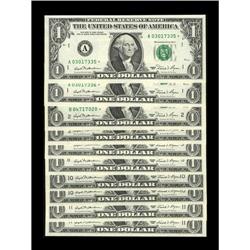 Fr. 1911-A*, B*, E*, J*, K* $1 1981 Federal Reserve Not