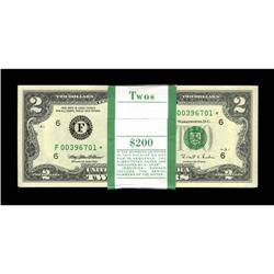 Fr. 1936-F* $2 1995 Federal Reserve Notes. Original Pac