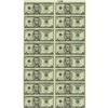 Image 1 : Fr. 1989-G* $5 2003 Federal Reserve Notes. Uncut Sheet