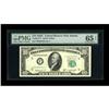 Image 1 : Fr. 2013-F* $10 1950C Federal Reserve Note. PMG Gem Unc