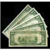 Image 2 : Fr. 2050-G* $20 1928 Federal Reserve Notes. Five Exampl
