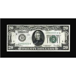 Fr. 2050-I* $20 1928 Federal Reserve Note. Gem Crisp Un